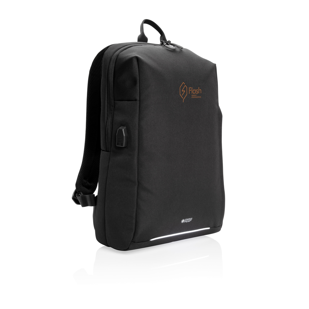 Swiss Peak AWARE Laptop-Rucksack 15,6 Zoll mit RFID und USB-A