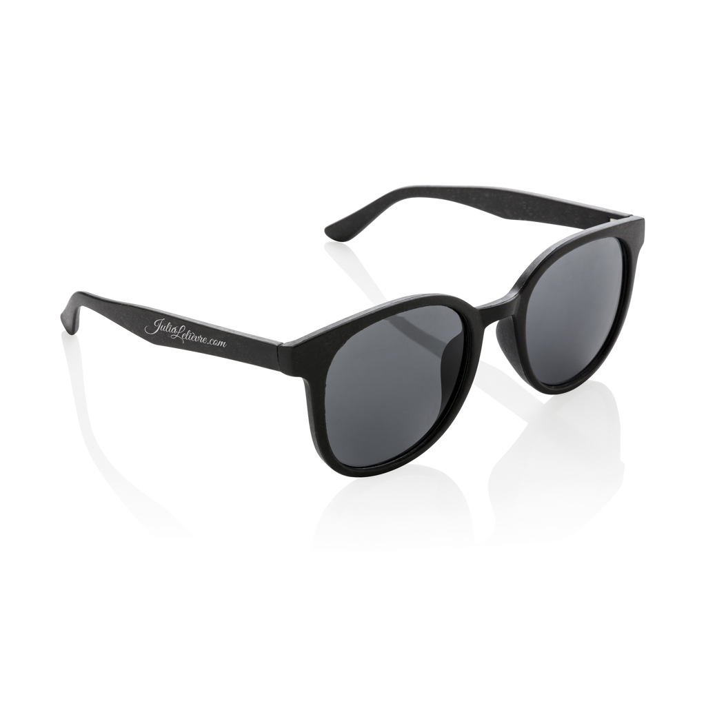 Weizenstroh-Sonnenbrille XD Collection mit UV400-Schutz, bedruckbar
