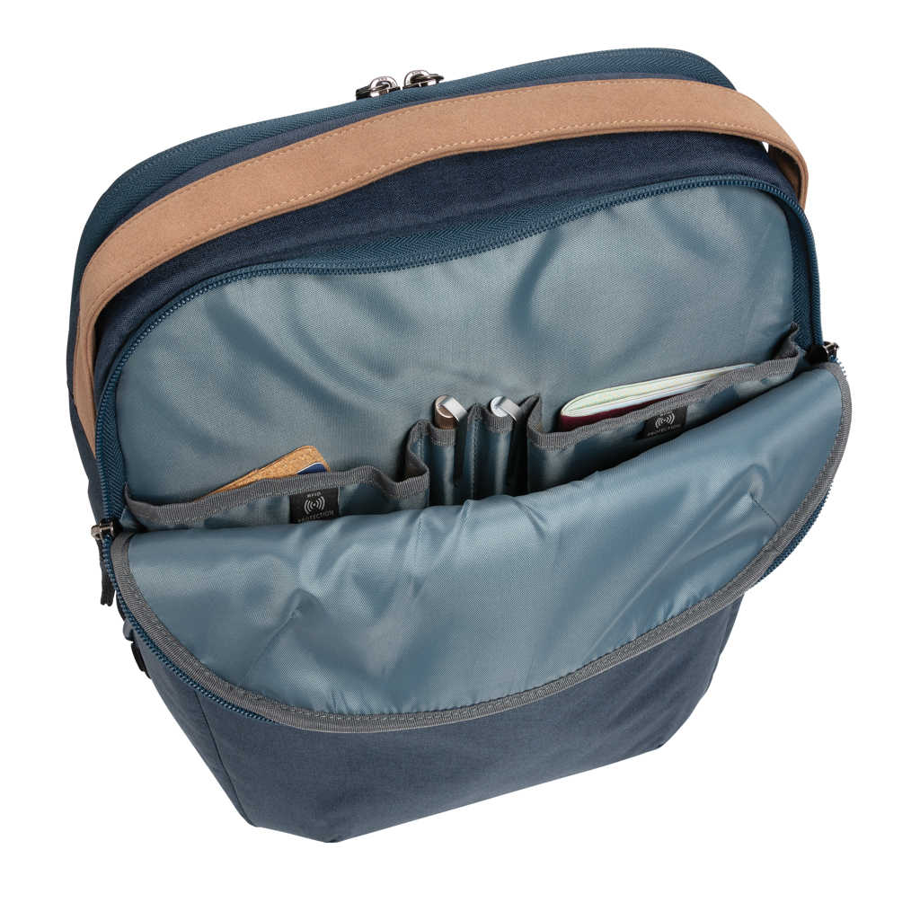 XD Xclusive Impact AWARE 15,6'' Laptop-Rucksack aus recyceltem PET, bedruckbar