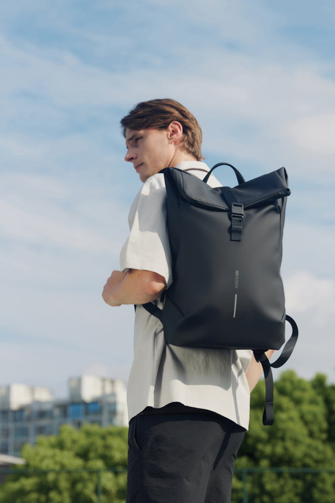 XD Design Urban Anti-Diebstahl-Rucksack mit 16-Zoll-Laptopfach, recyceltes PET, bedruckbar XD Design Urban Anti-Diebstahl-Rucksack mit 16-Zoll-Laptopfach, recyceltes PET, bedruckbar