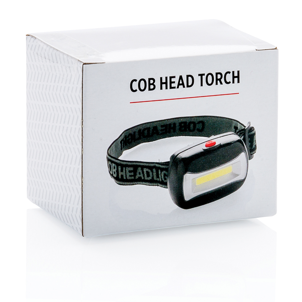 XD Collection COB Kopflampe mit verstellbarem Kopfband, bedruckbar