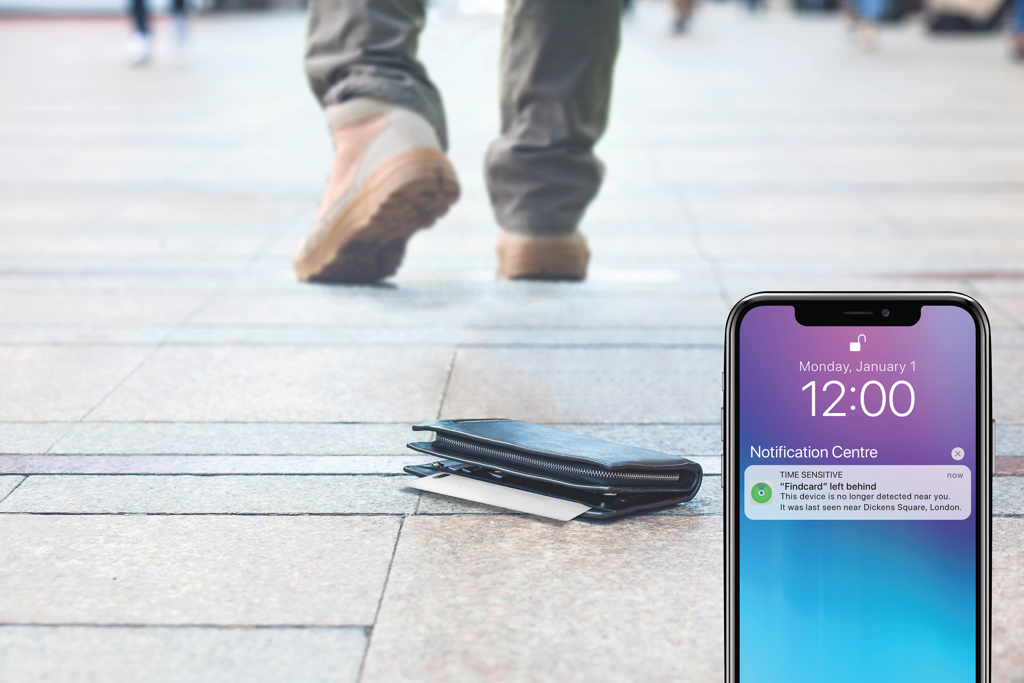 Findcard RCS rABS Tracker-Karte für Apple Wo ist?, bedruckbar Findcard RCS rABS Tracker-Karte für Apple Wo ist?, bedruckbar