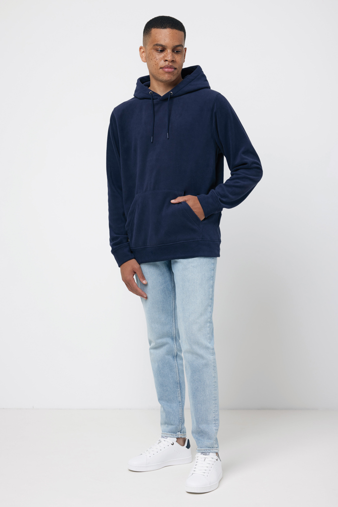 iqoniq Trivor Unisex-Mikrofleece-Hoodie aus 100% recyceltem Polyester, mit Stickerei oder Aufnäher veredelbar iqoniq Trivor Unisex-Mikrofleece-Hoodie aus 100% recyceltem Polyester, mit Stickerei oder Aufnäher veredelbar
