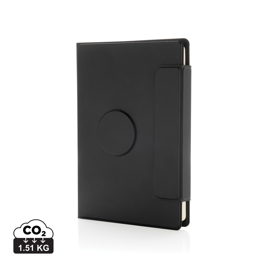 Stuart Magnet-Portfolio A5 aus recyceltem PU mit MagSafe-Halter