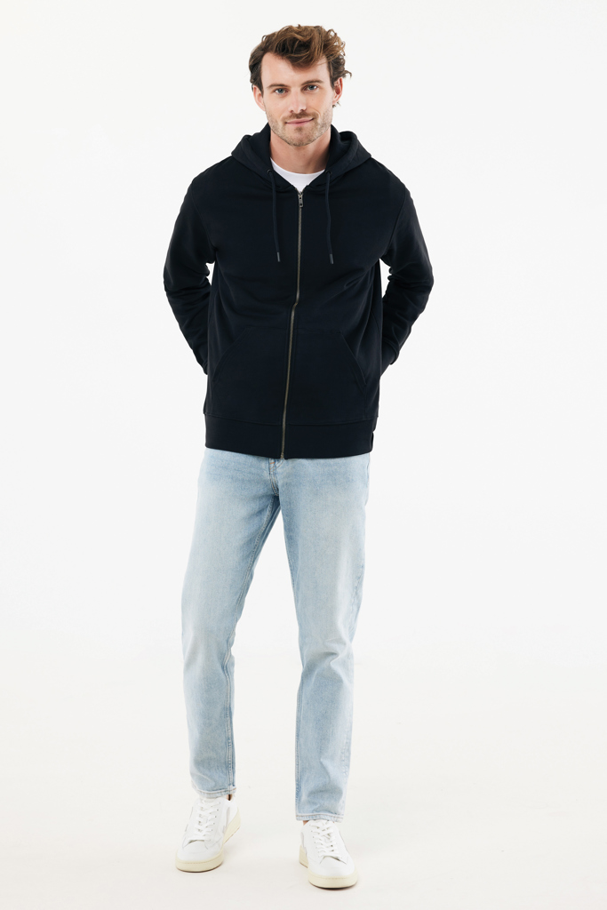 Iqoniq Abisko Zip-Hoodie 340 g/m² aus Bio- und recycelter Baumwolle