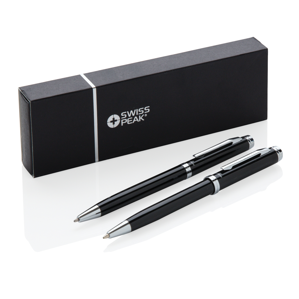 Luzern Pro Schreibset Stahl 1200m Tinte, 0,7mm – schwarz