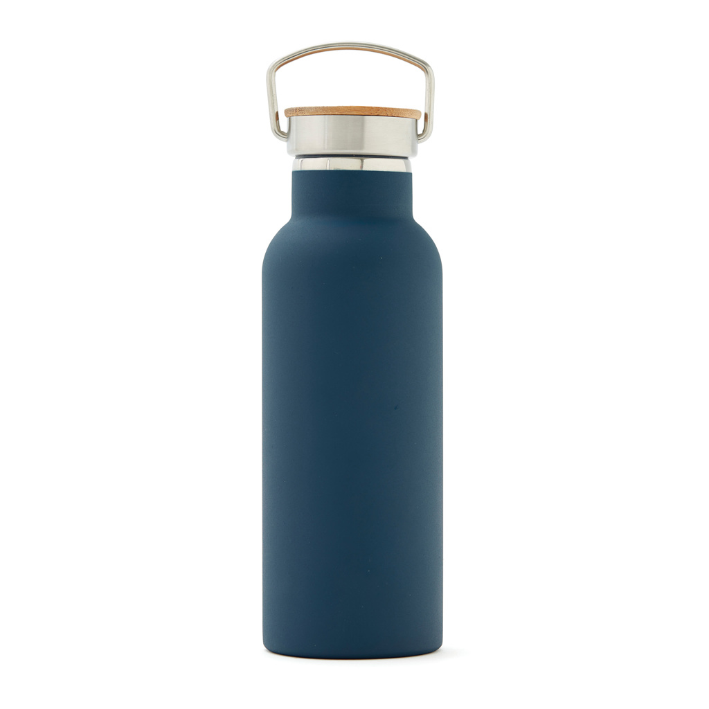 VINGA Miles Thermosflasche 500 ml mit Bambusdeckel – bedruckbar mit Logo VINGA Miles Thermosflasche 500 ml mit Bambusdeckel – bedruckbar mit Logo