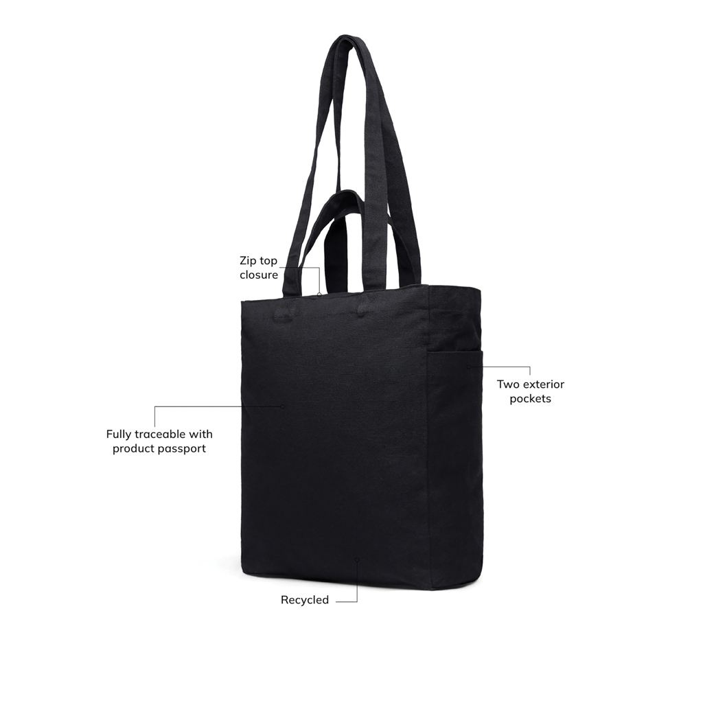 VINGA Hilo AWARE Reißverschlusstasche aus recyceltem Canvas