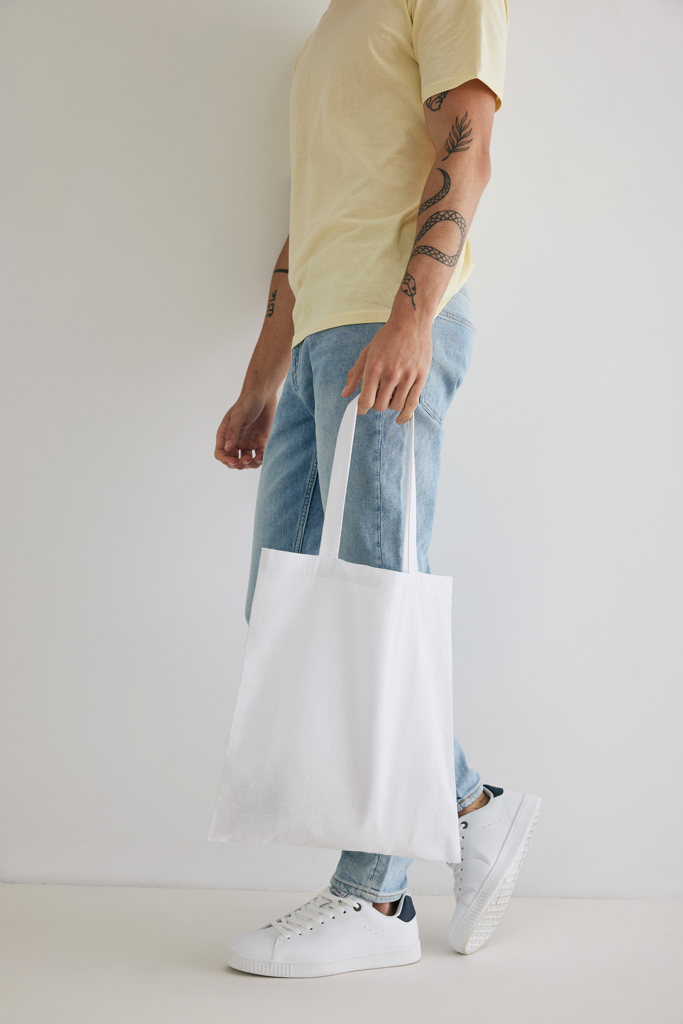 XD Collection Impact AWARE Baumwolltasche 145g, 70 % rCotton + 30 % rPET, bedruckbar
