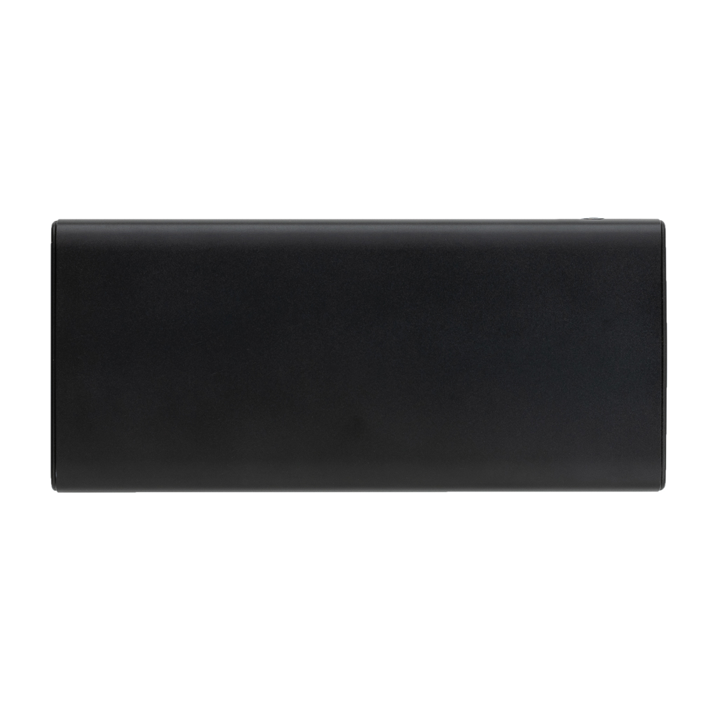 Powerbank 10.000 mAh 18W PD Aluminium, PVC-frei schwarz