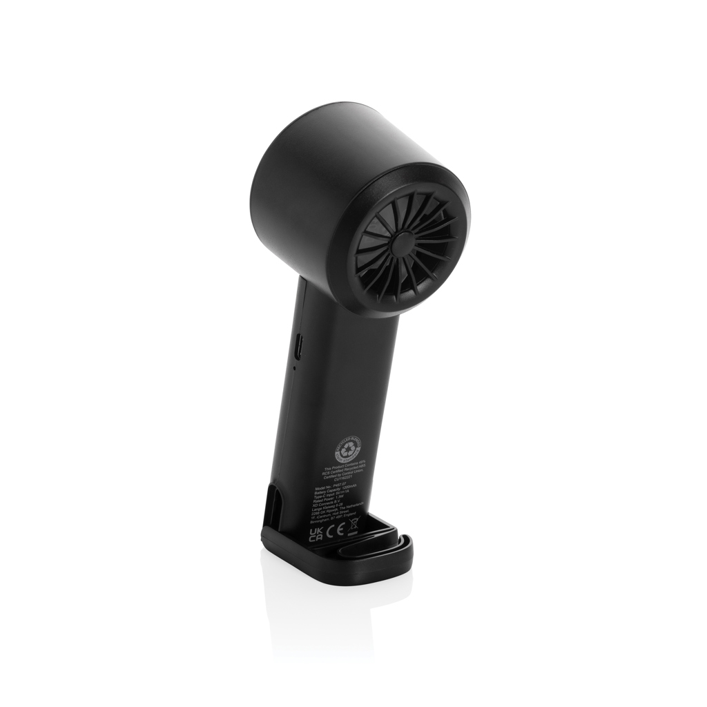 Twist Mini-Ventilator aus recyceltem ABS – XD Collection
