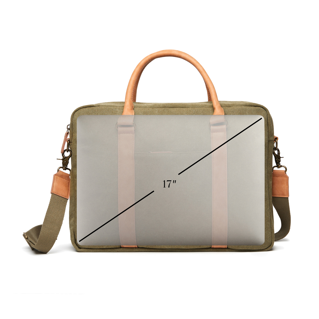 VINGA Bosler Laptoptasche 17 Zoll aus RCS-zertifiziertem recyceltem Canvas VINGA Bosler Laptoptasche 17 Zoll aus RCS-zertifiziertem recyceltem Canvas