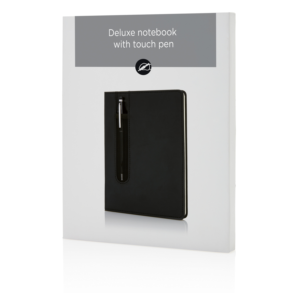 A5 PU-Notizbuch mit Metall-Stylus-Stift, XD Collection (lasergravierbar) A5 PU-Notizbuch mit Metall-Stylus-Stift, XD Collection (lasergravierbar)