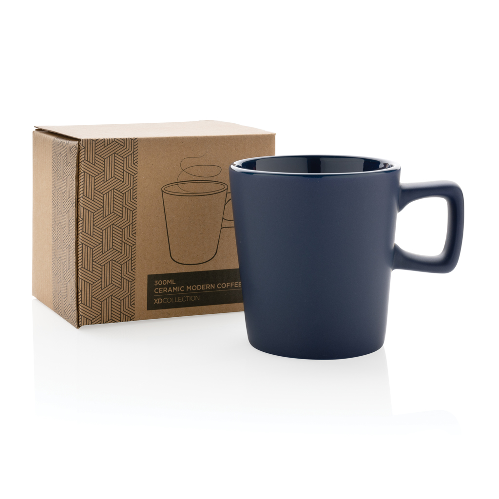 Keramik Becher 300ml, EN12875-1 geprüft – navy blau Keramik Becher 300ml, EN12875-1 geprüft – navy blau