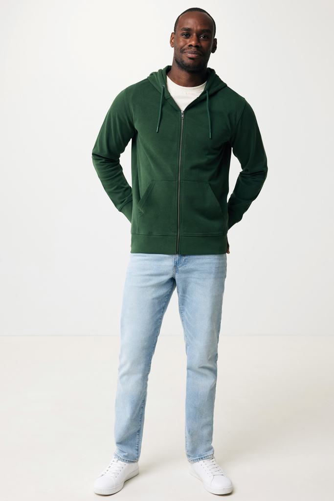 Iqoniq Abisko Zip-Hoodie 340 g/m² aus Bio- und recycelter Baumwolle