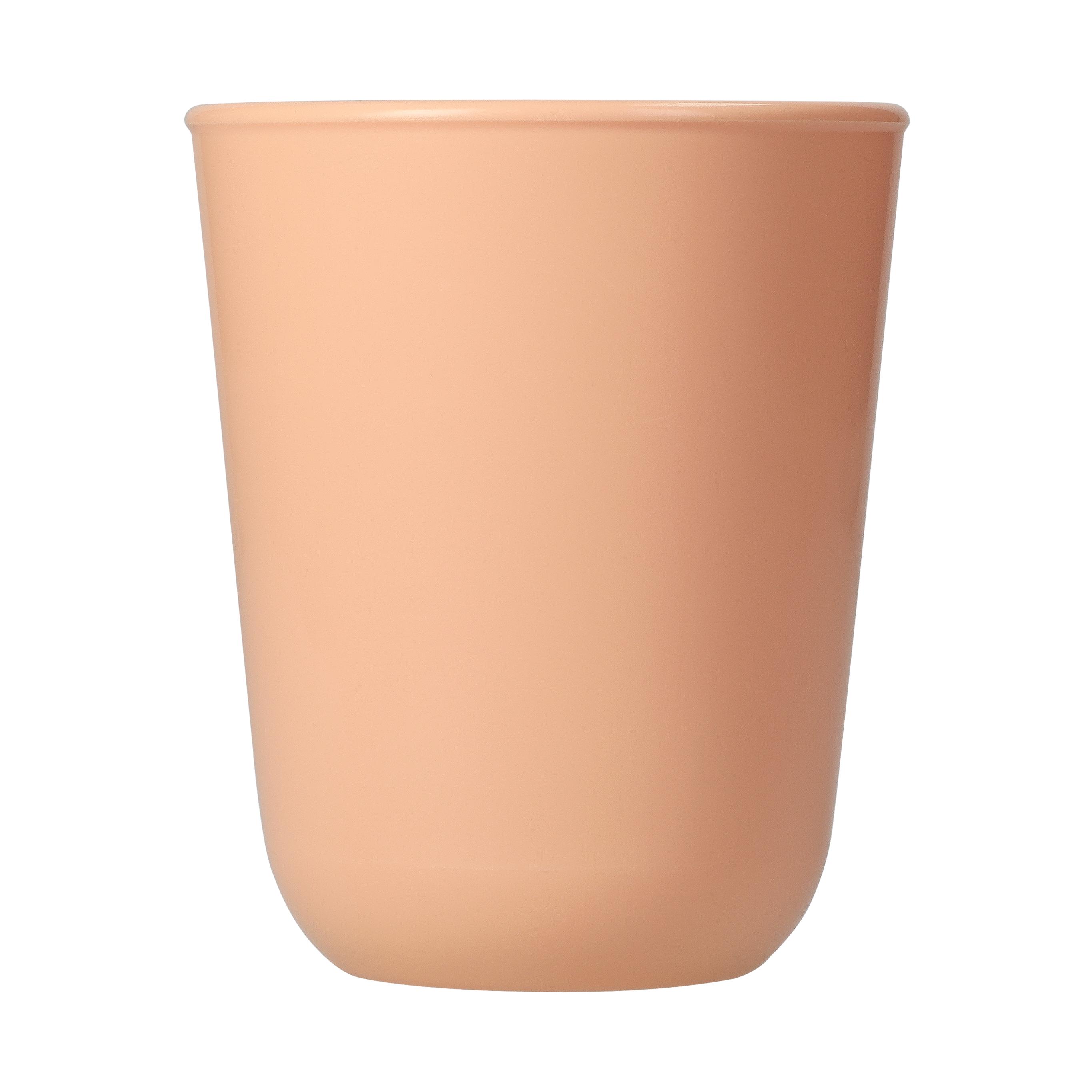 Trinkbecher "Tivoli, 350 ml, elastoNature – TopView_Peach Trinkbecher "Tivoli, 350 ml, elastoNature