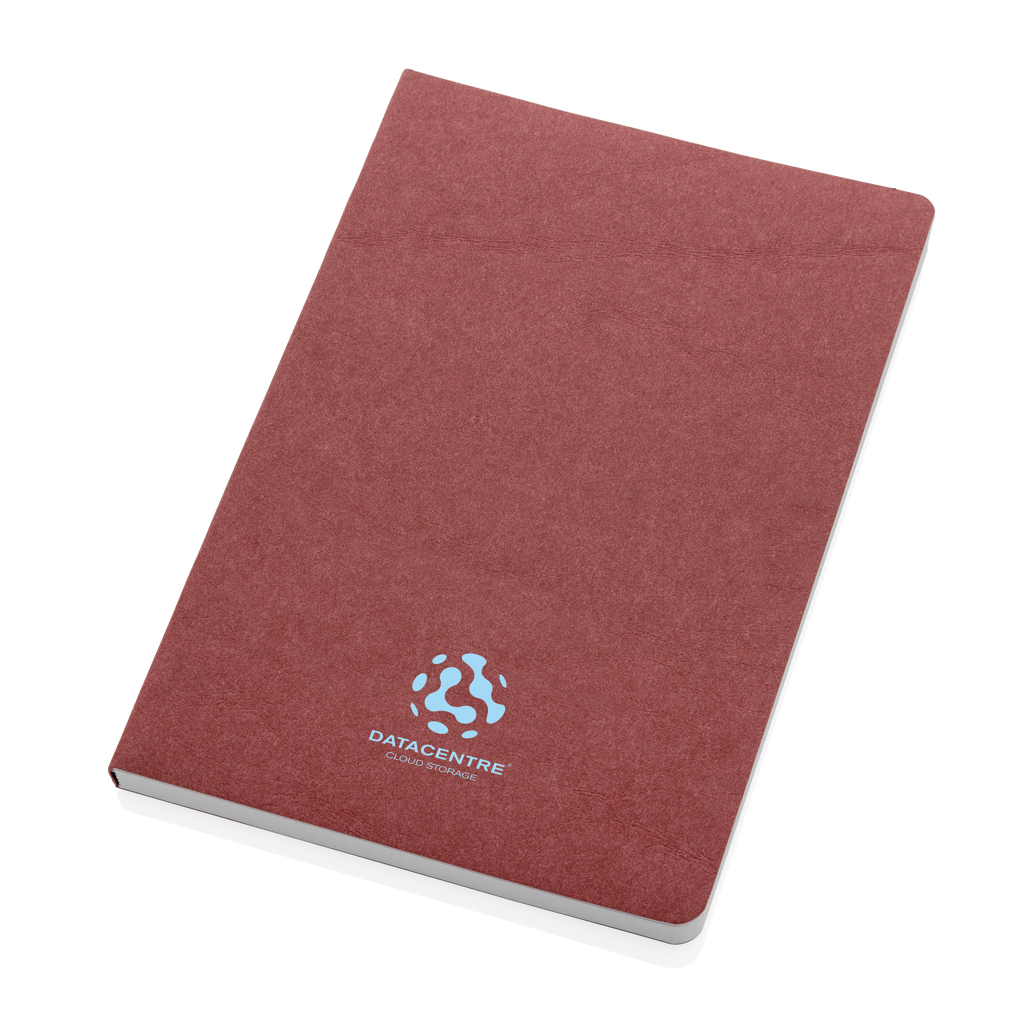 Salton A5 Notizbuch aus Kraftpapier mit 75 % Recyclinganteil (GRS) — bedruckbar