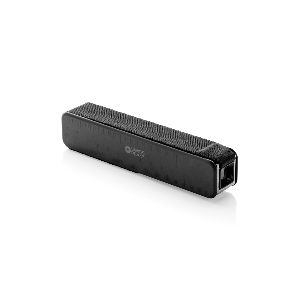 Swiss Peak 5-in-1-Kofferwaage mit Powerbank und Taschenlampe, bedruckbar