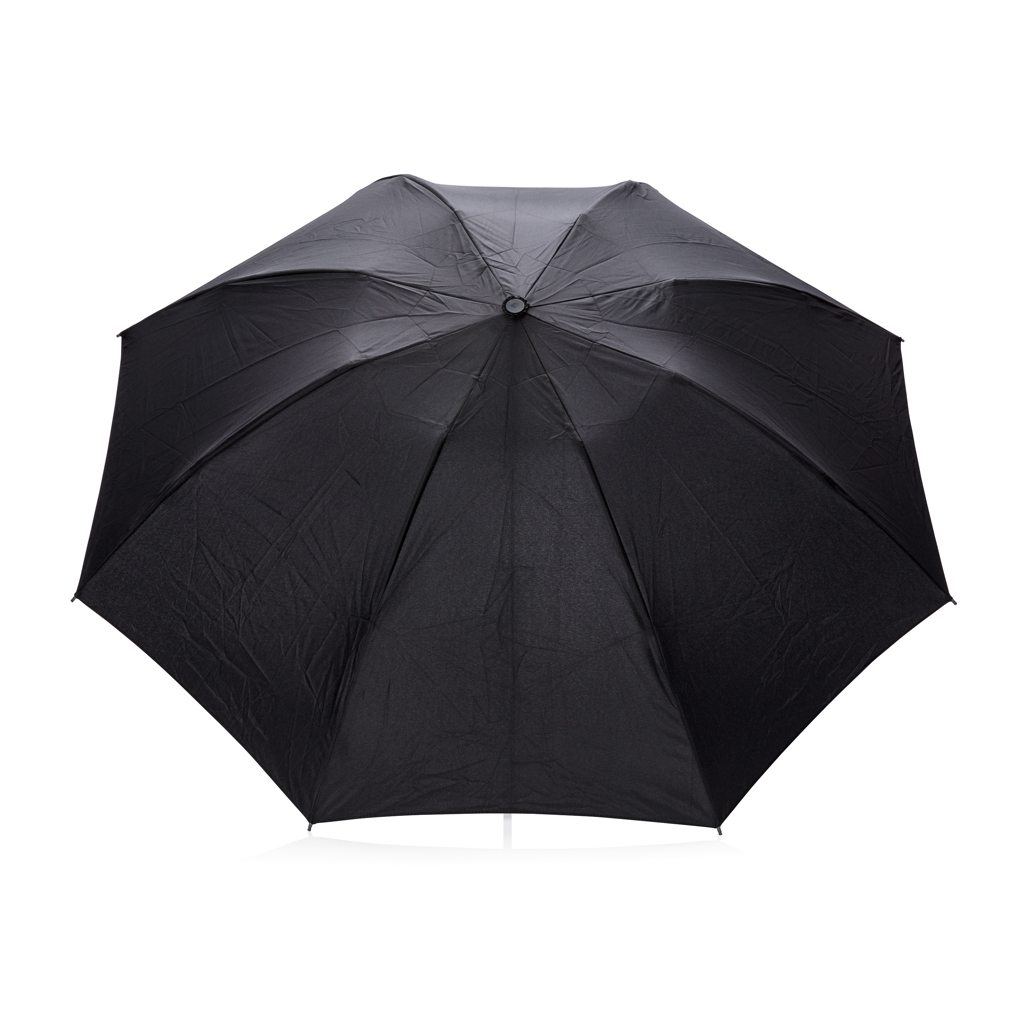 Swiss Peak AWARE 23 Zoll Stockschirm umgekehrt, recyceltes PET, schwarz – mit Logodruck Swiss Peak AWARE 23 Zoll Stockschirm umgekehrt, recyceltes PET, schwarz – mit Logodruck