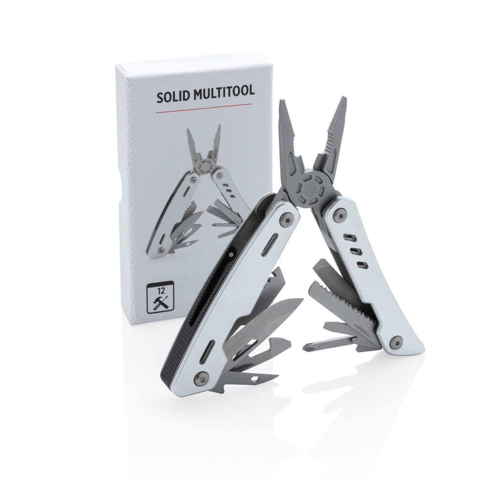 Solid Multitool 12-in-1 mit Aluminium-Case, XD Collection