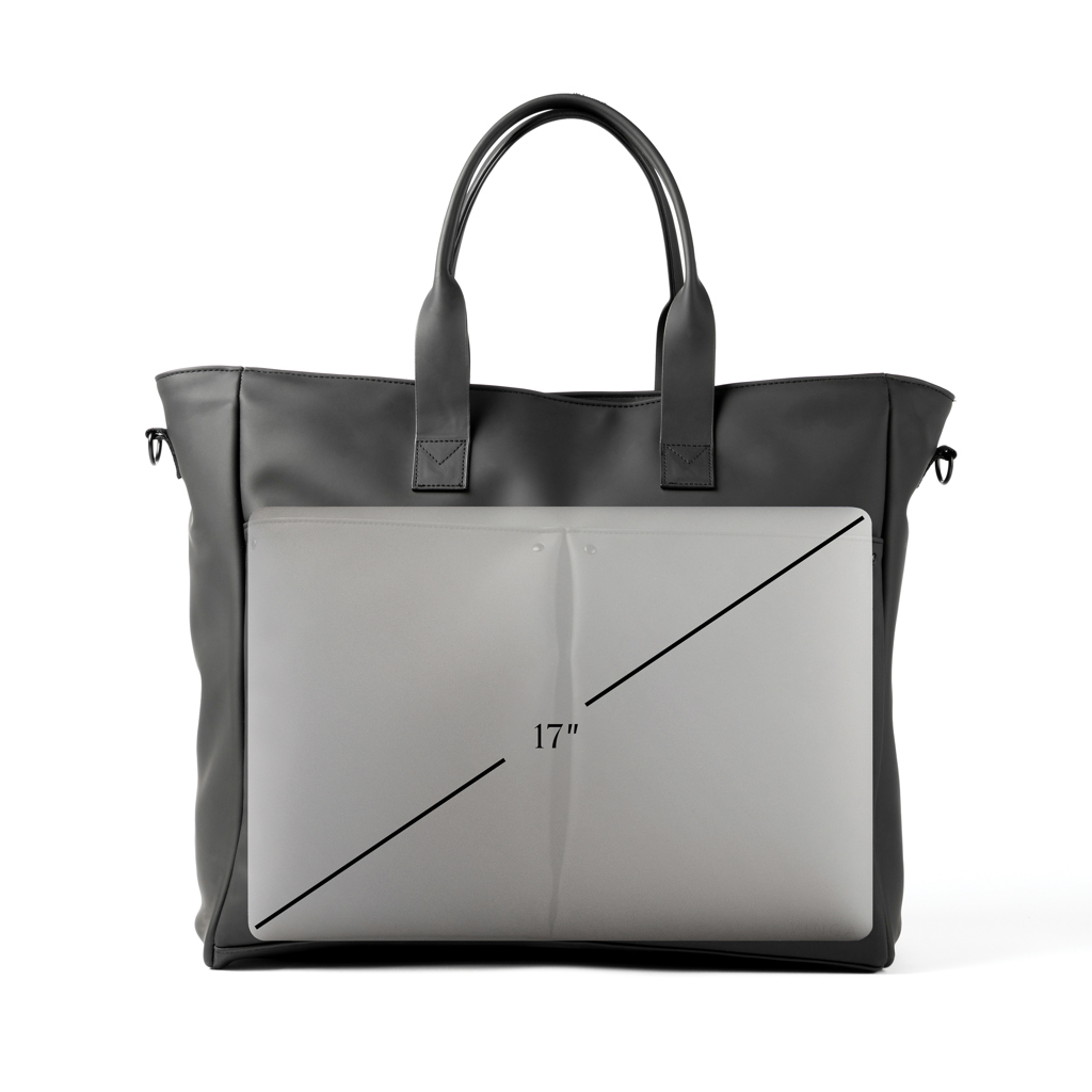 VINGA Baltimore Hybrid Office-Bag 17 Zoll – Laptoptasche mit Logo-Druck