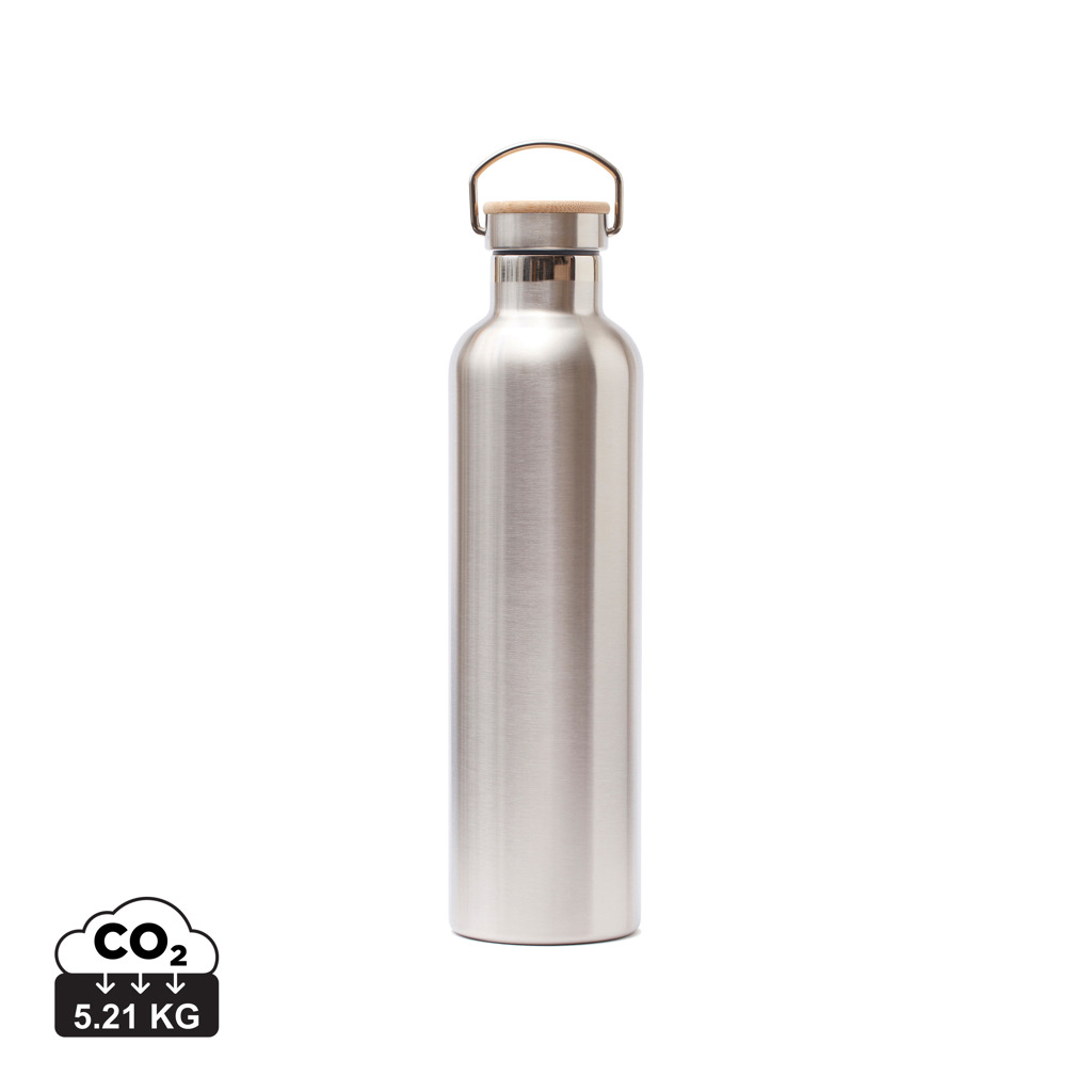 Edelstahl Thermosflasche 1L, 18h kalt/6h heiß – Stahl Edelstahl Thermosflasche 1L, 18h kalt/6h heiß – Stahl