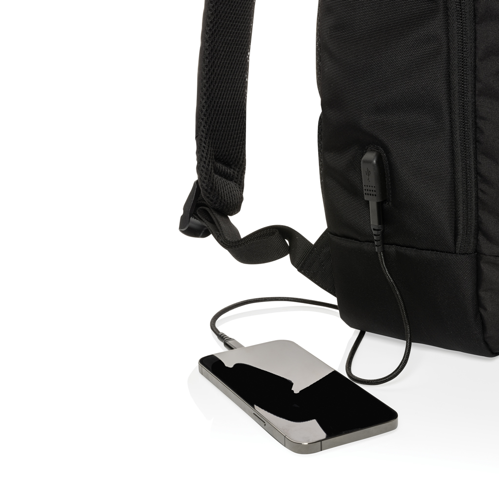 Swiss Peak AWARE Laptop-Rucksack 15,6 Zoll aus recyceltem PET, bedruckbar Swiss Peak AWARE Laptop-Rucksack 15,6 Zoll aus recyceltem PET, bedruckbar