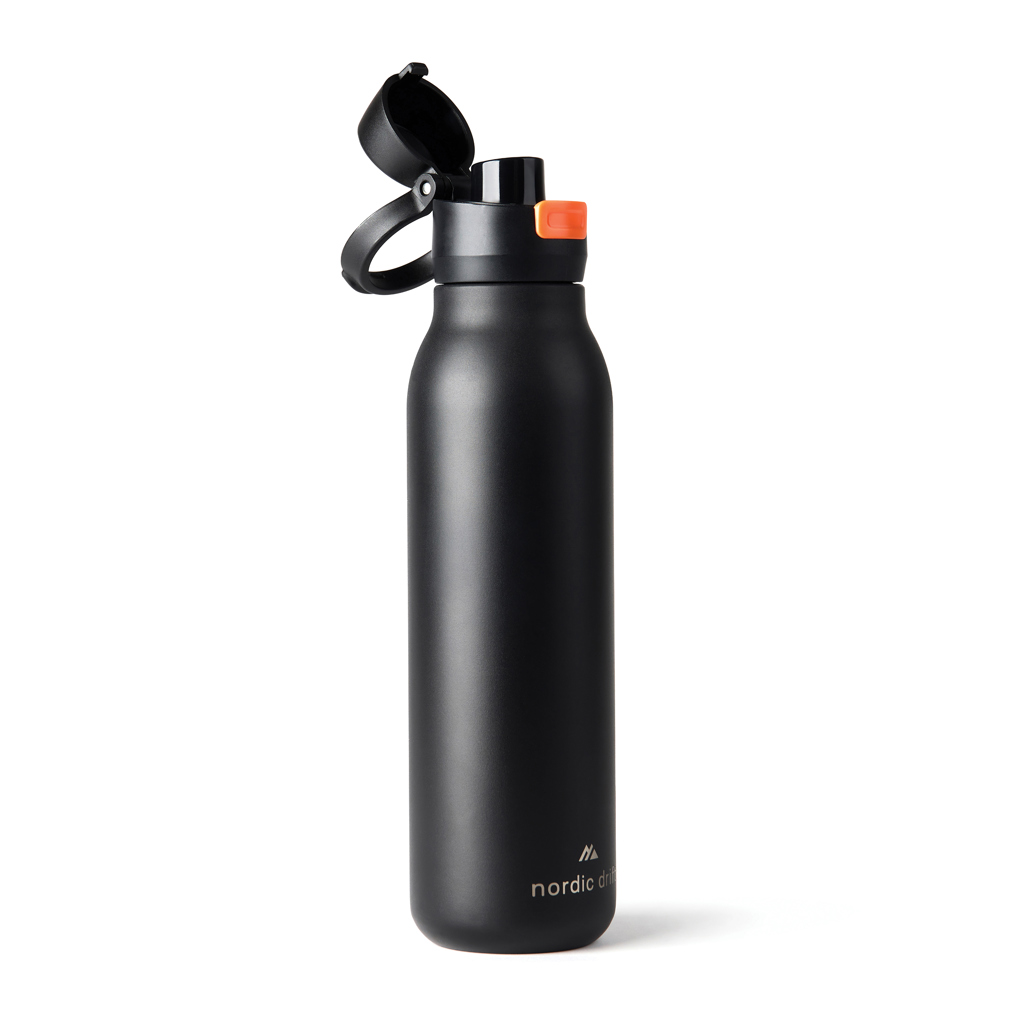 Nordic Drift Trail Wasserflasche 750ml aus 68 % recyceltem Edelstahl, RCS-zertifiziert, bedruckbar
