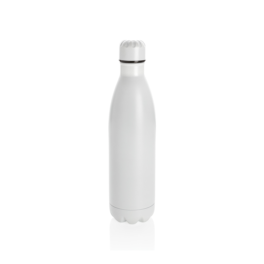 XD Collection Solid Color Vakuumflasche 750 ml aus Edelstahl mit Logo-Veredelung