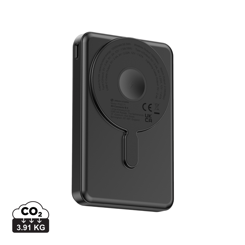 Urban Vitamin Delano 5-in-1 Powerbank 10.000mAh 20W PD magnetisch mit Wunschlogo