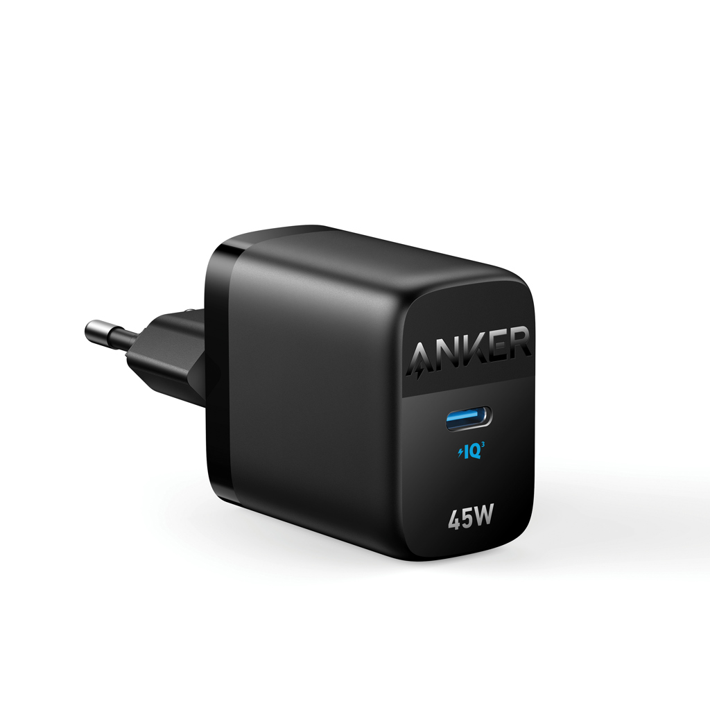 Anker 45W GaN USB‑C Schnellladegerät EU, PPS – schwarz