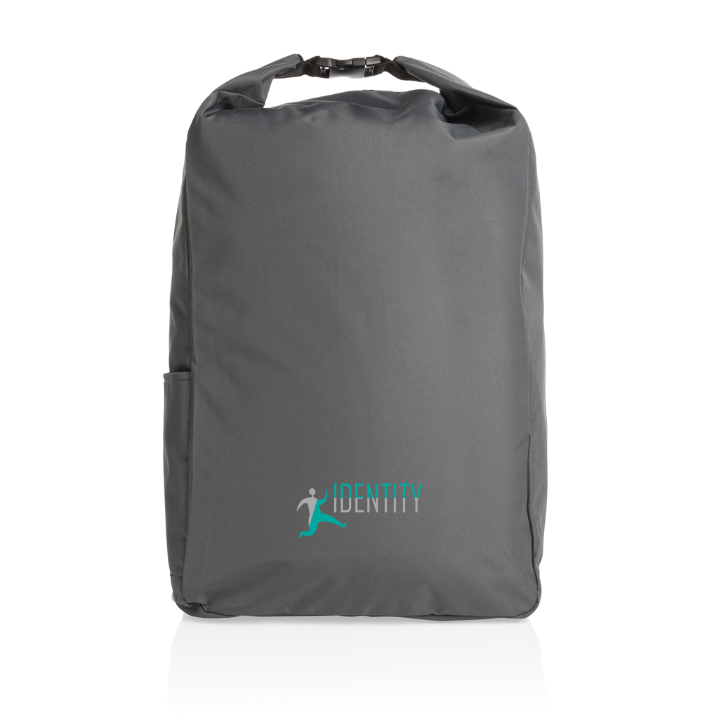 XD Collection Impact AWARE RPET Rolltop-Rucksack mit Logo bedruckbar