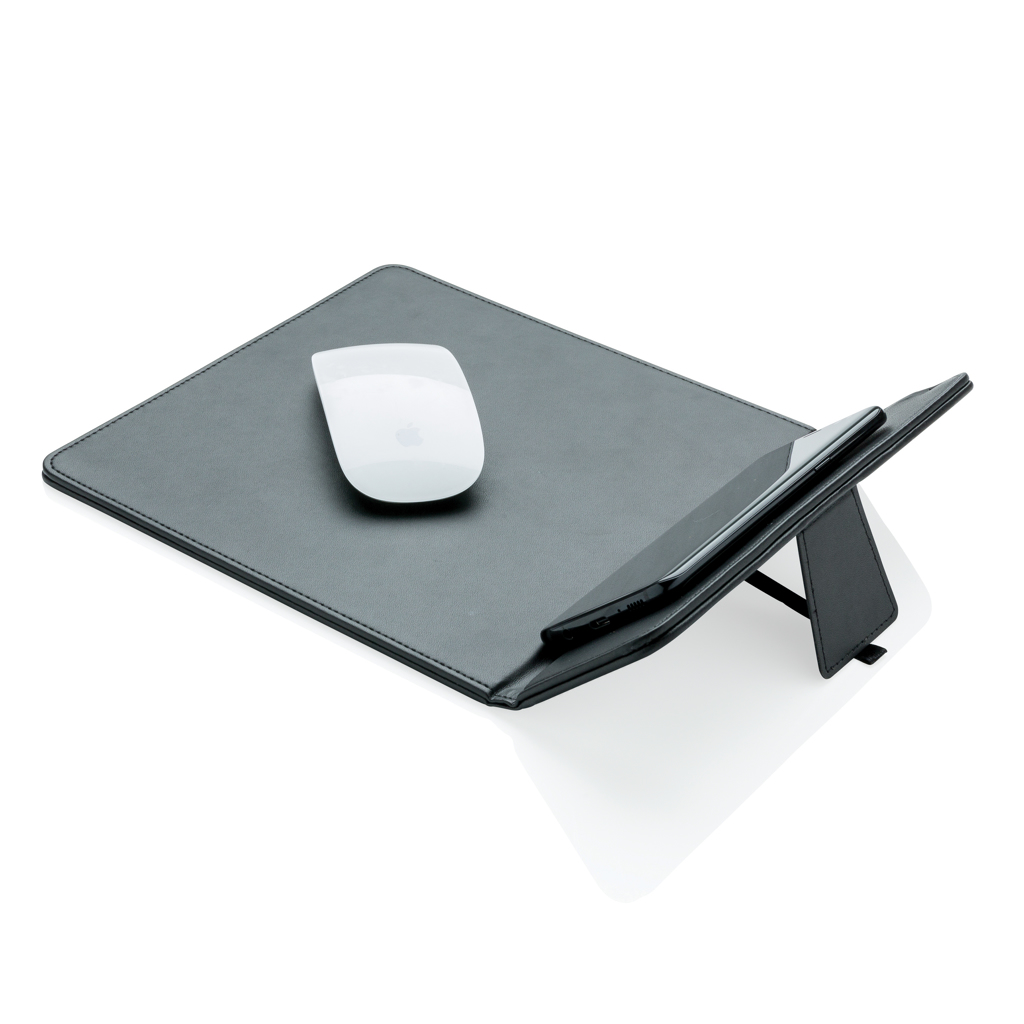 XD Collection Mousepad mit Wireless-5W-Charging und Handyhalter, Qi-kompatibel XD Collection Mousepad mit Wireless-5W-Charging und Handyhalter, Qi-kompatibel