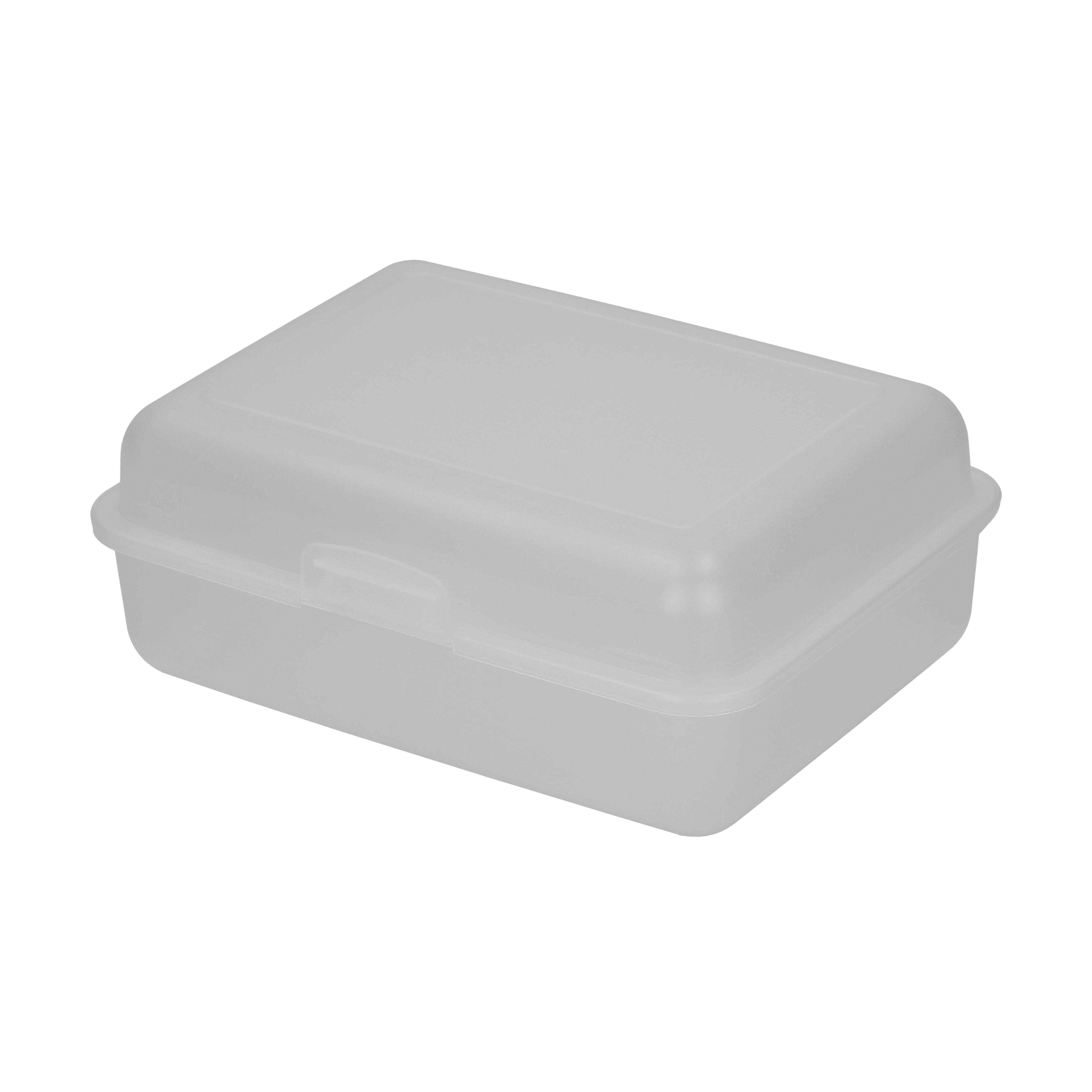 Vorratsdose "School-Box" groß – transparent-milchig