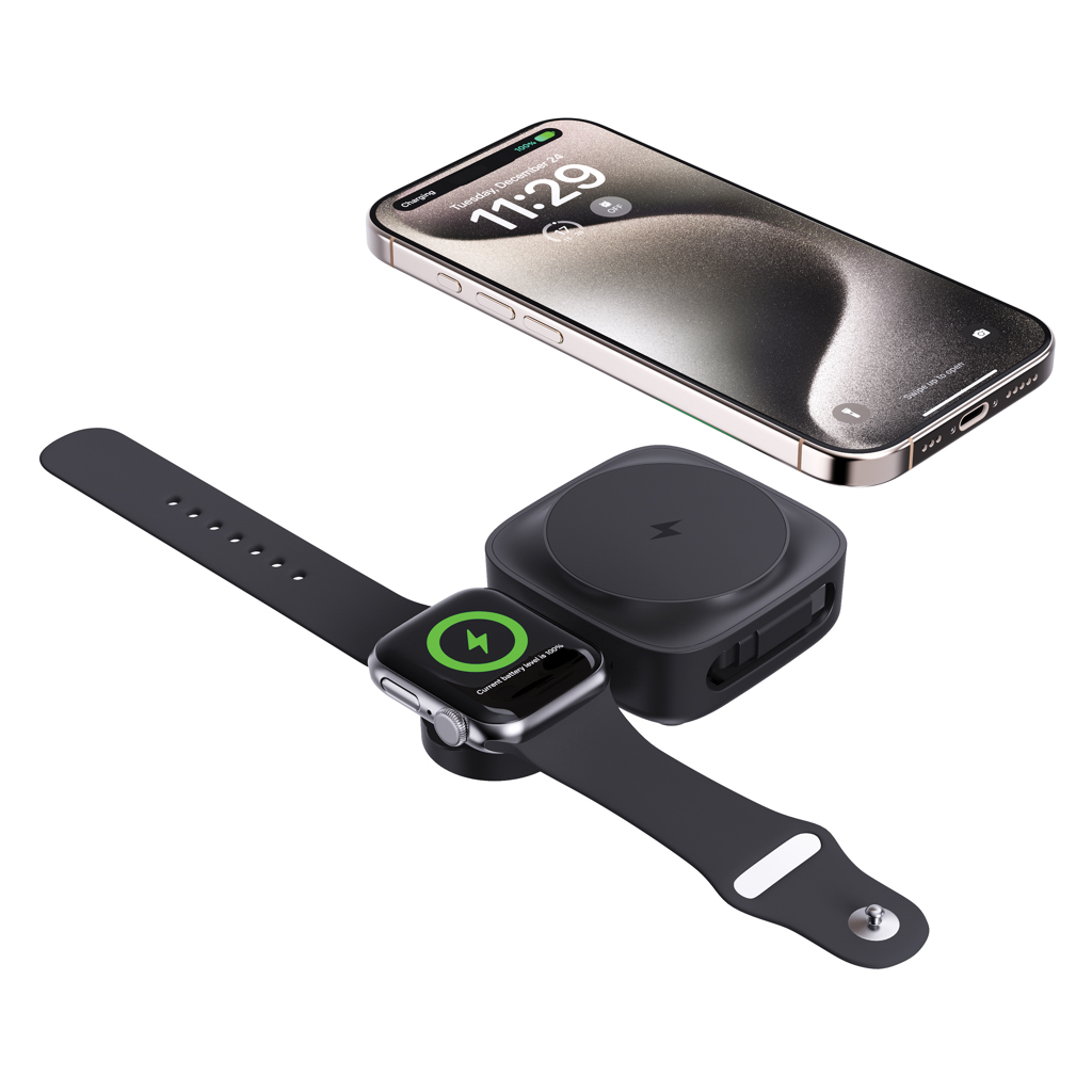 Urban Vitamin Goleta 2-in-1 Wireless Charger 15W mit Logo Urban Vitamin Goleta 2-in-1 Wireless Charger 15W mit Logo