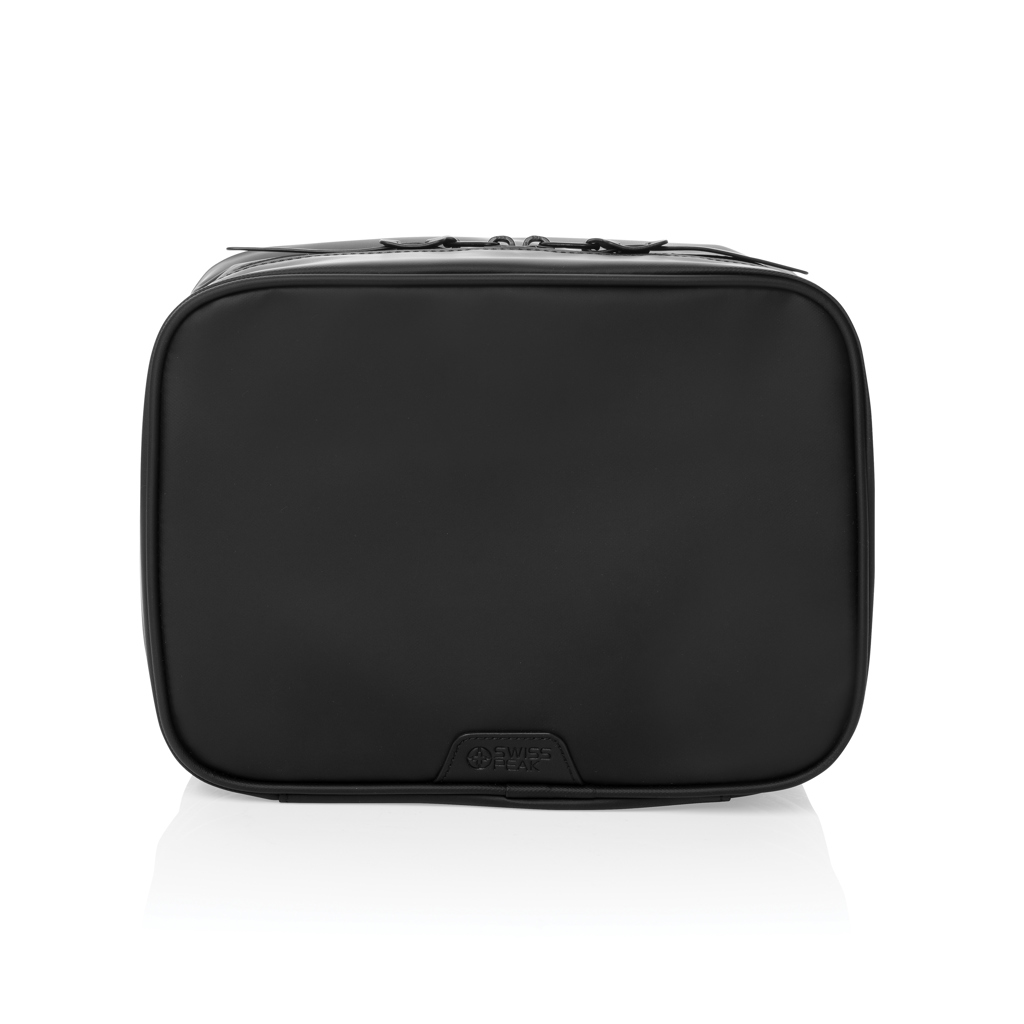 Swiss Peak OSLO RCS Kulturtasche faltbar aus rPET – mit Logo bedruckbar Swiss Peak OSLO RCS Kulturtasche faltbar aus rPET – mit Logo bedruckbar