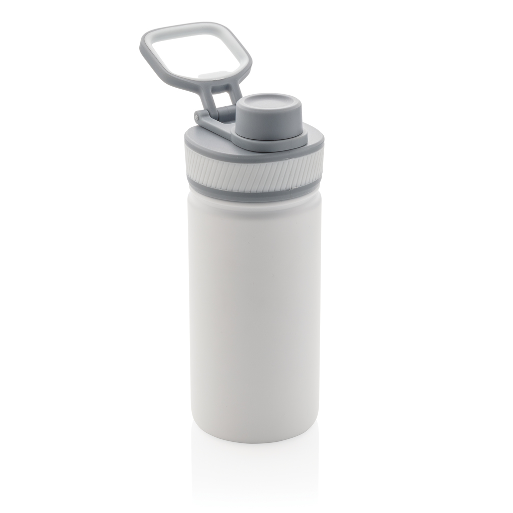Edelstahl Vakuum-Trinkflasche 550 ml 5h kalt/15h warm weiß Edelstahl Vakuum-Trinkflasche 550 ml 5h kalt/15h warm weiß