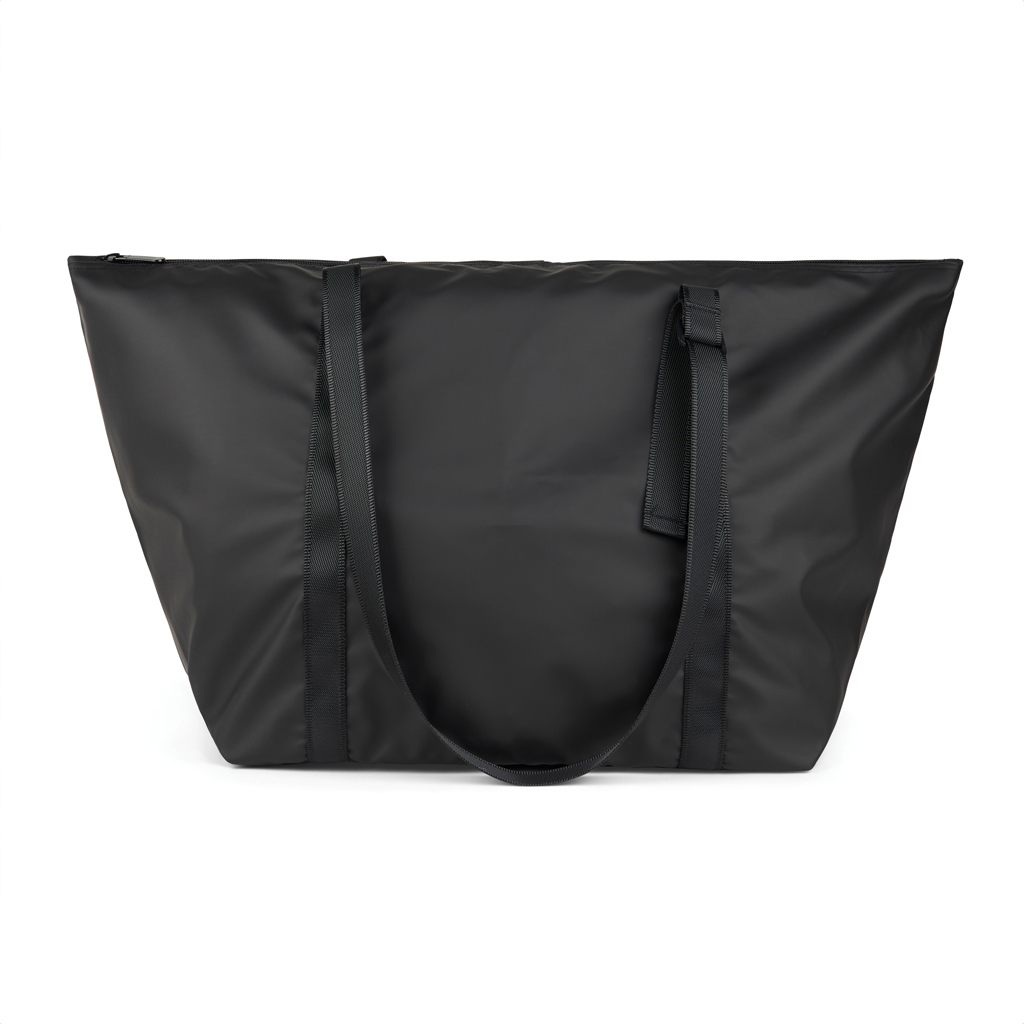 VINGA Livorno Wochenendtasche aus GRS-recyceltem Polyester, schwarz VINGA Livorno Wochenendtasche aus GRS-recyceltem Polyester, schwarz