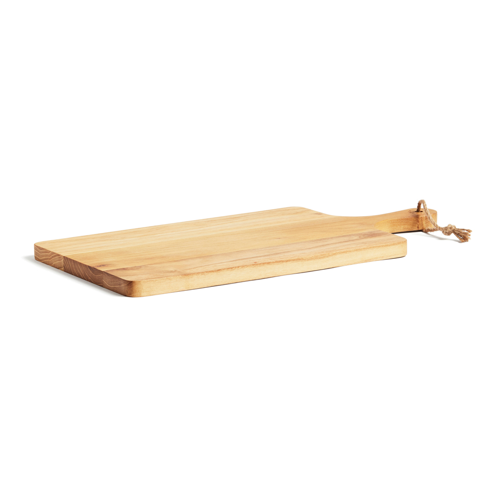 VINGA Buscot Servierbrett aus FSC-Teakholz, rechteckig 49 × 24 cm
