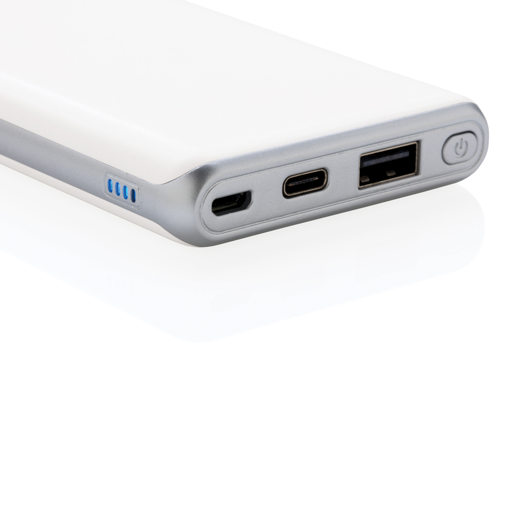 Powerbank 10.000 mAh PD | USB-C Schnellladen – weiß Powerbank 10.000 mAh PD | USB-C Schnellladen – weiß