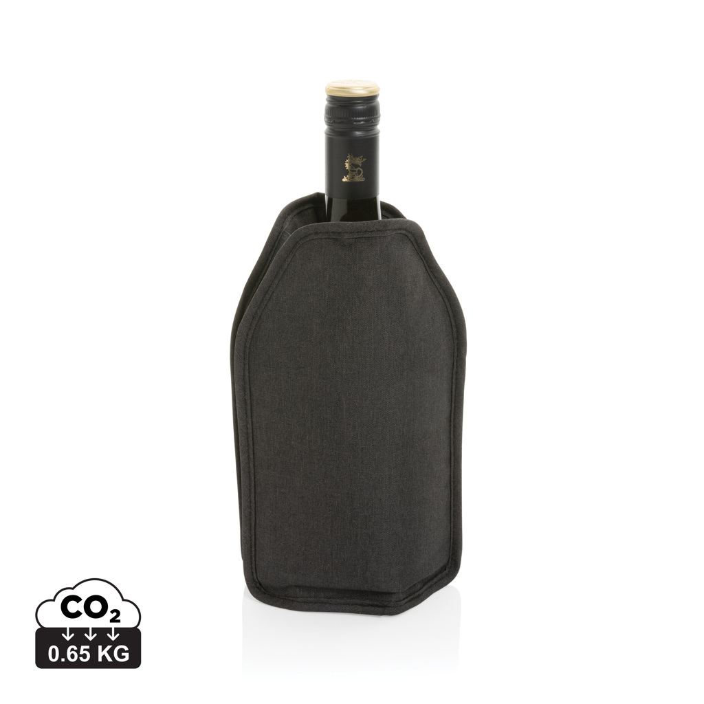 Vino AWARE rPET Weinkühler-Sleeve mit Logodruck Vino AWARE rPET Weinkühler-Sleeve mit Logodruck