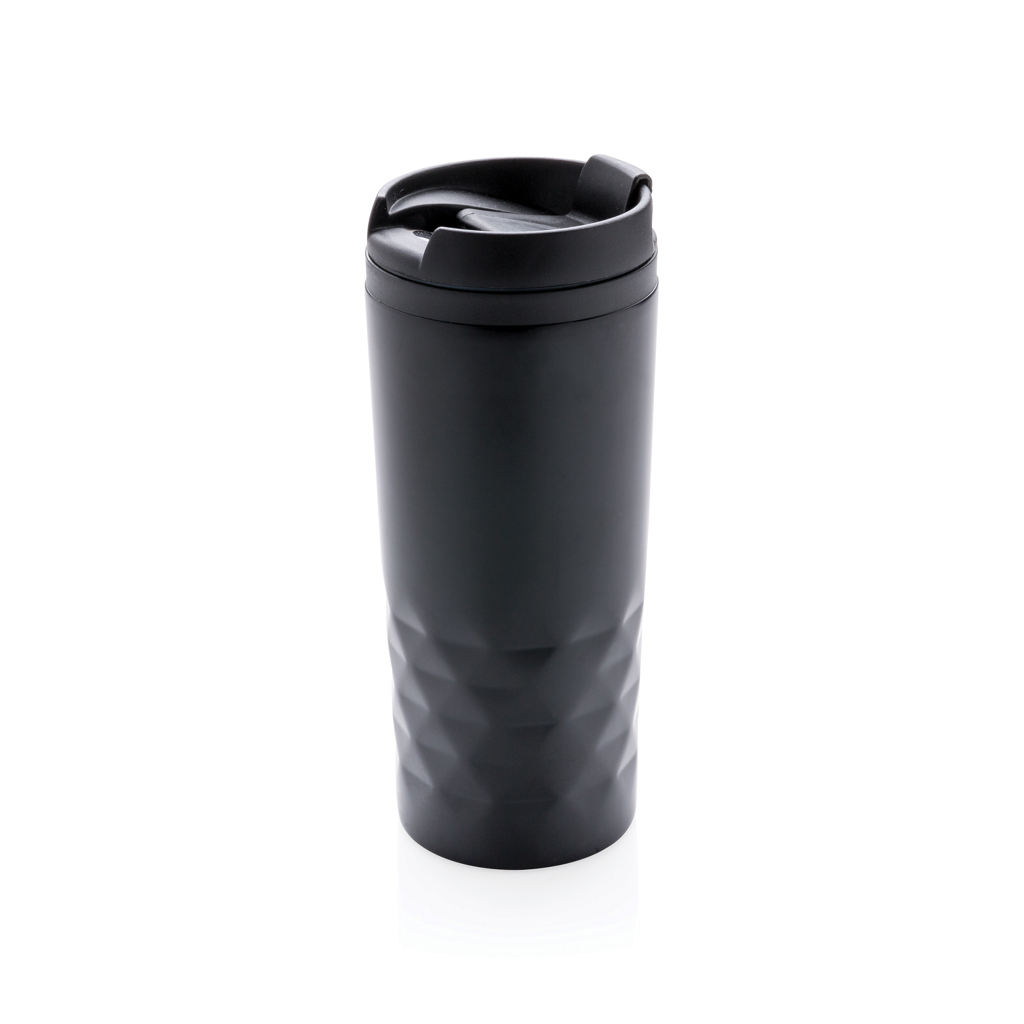 XD Collection Geometrischer Becher 300 ml aus Edelstahl mit Logo bedruckbar XD Collection Geometrischer Becher 300 ml aus Edelstahl mit Logo bedruckbar