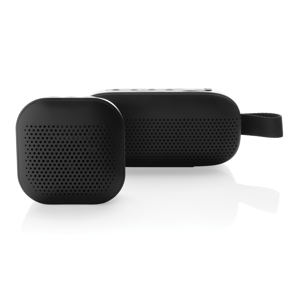 XD Collection Soundbox 3W Bluetooth-Lautsprecher aus RCS-recyceltem Kunststoff