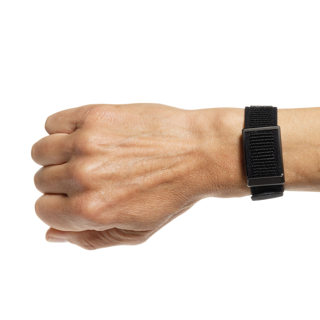 XD Collection Endo Gesundheits-Tracker mit Stoffarmband, graviert oder bedruckt