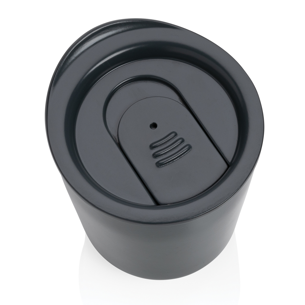 XD Collection Antimikrobieller Kaffeebecher 250 ml mit Biomaster, Edelstahl, bedruckbar