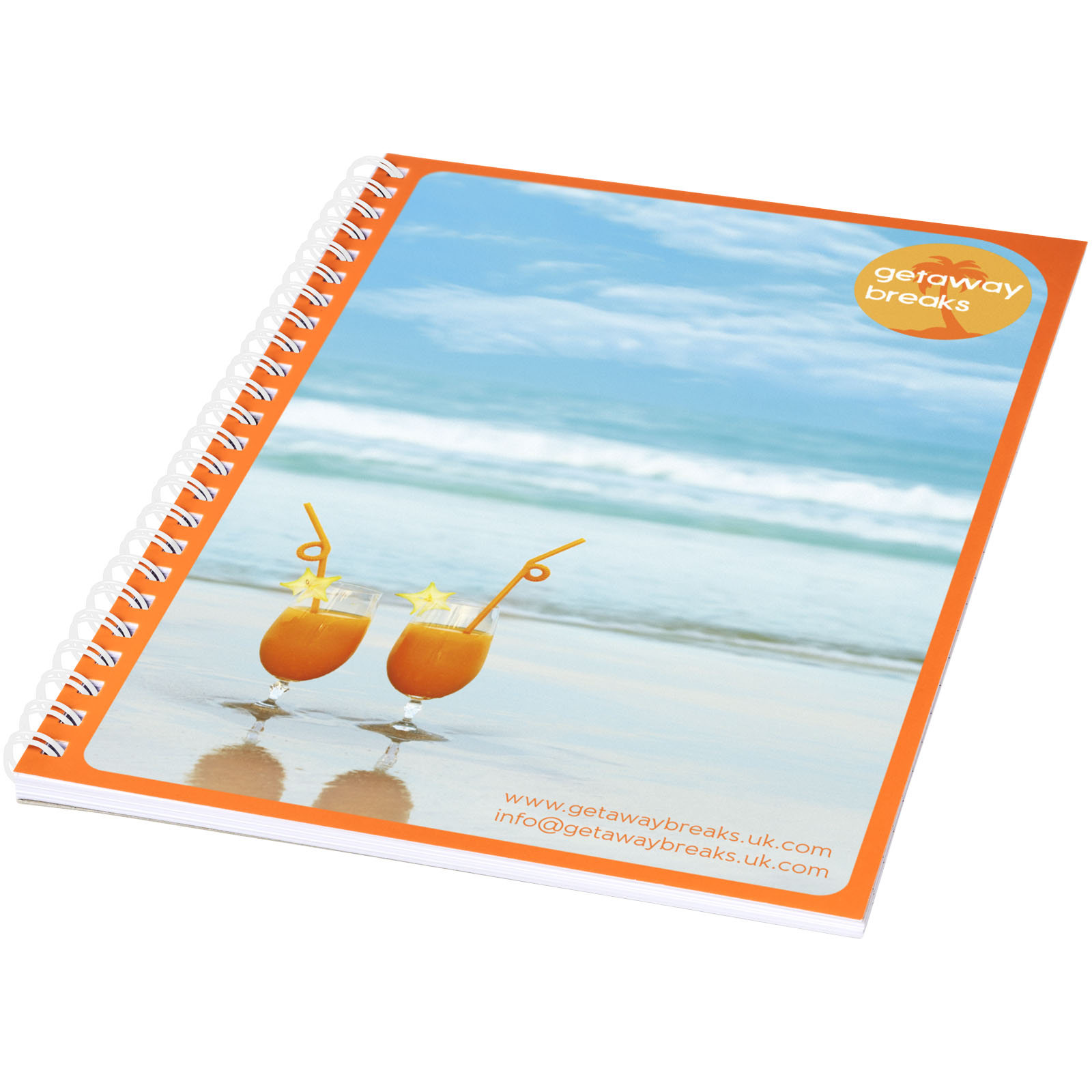 Desk-Mate® A5 Notizbuch mit Kunststoff Cover und Spiralbindung Desk-Mate® A5 Notizbuch mit Kunststoff Cover und Spiralbindung
