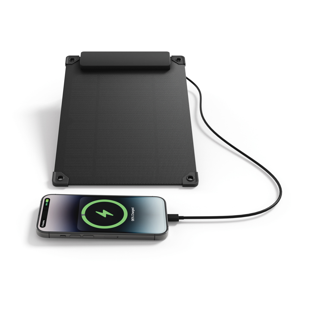 Solarpulse Charger 5W RCS rPlastik Panel – Innovatives Werbegeschenk mit Logo Solarpulse Charger 5W RCS rPlastik Panel – Innovatives Werbegeschenk mit Logo