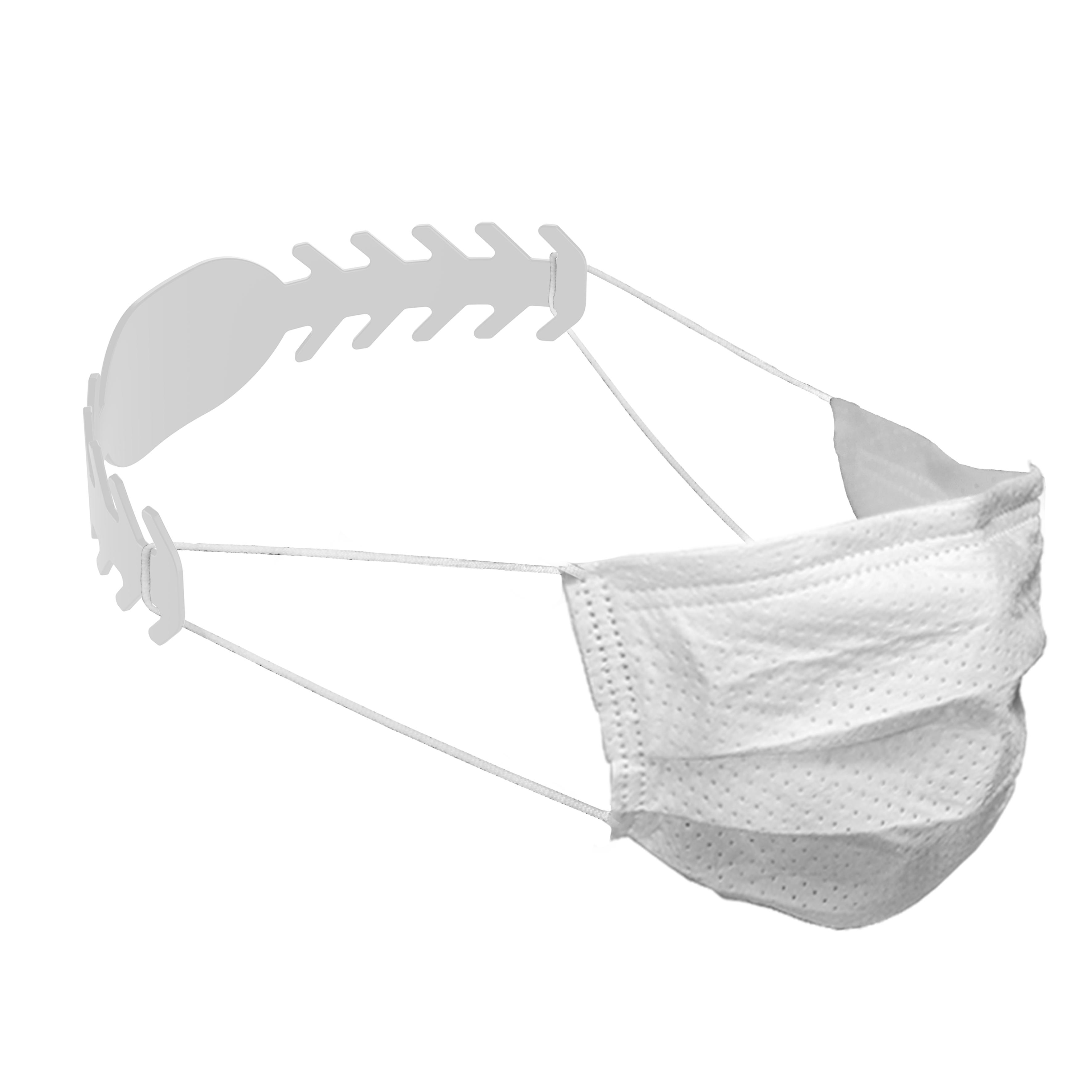 Maskenhalterung "Comfort", medium – weiss Maskenhalterung "Comfort", medium – weiss