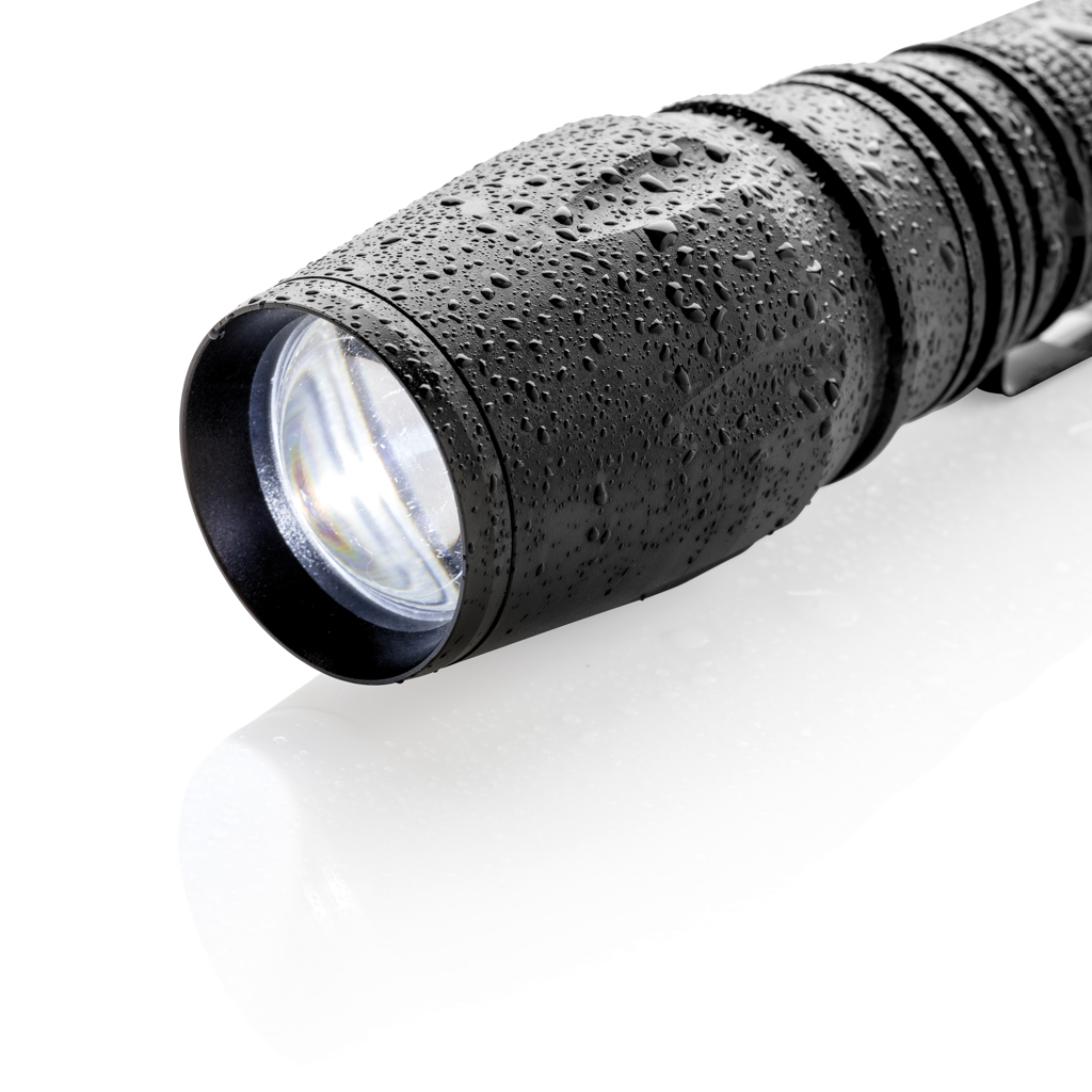 XD Collection 10W Cree LED-Taschenlampe aus Aluminium mit Logo-Veredelung