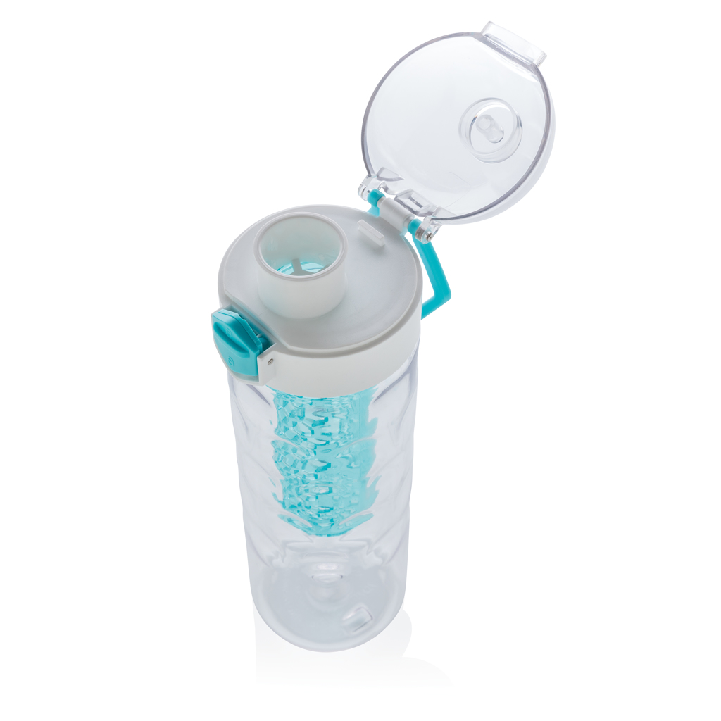 XD Xclusive Honeycomb Aromaflasche 700 ml türkis, Tritan BPA-frei, mit Logo bedruckbar